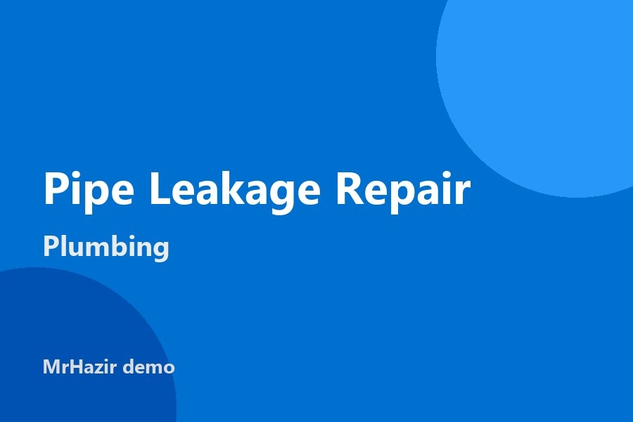 Pipe Leakage Repair