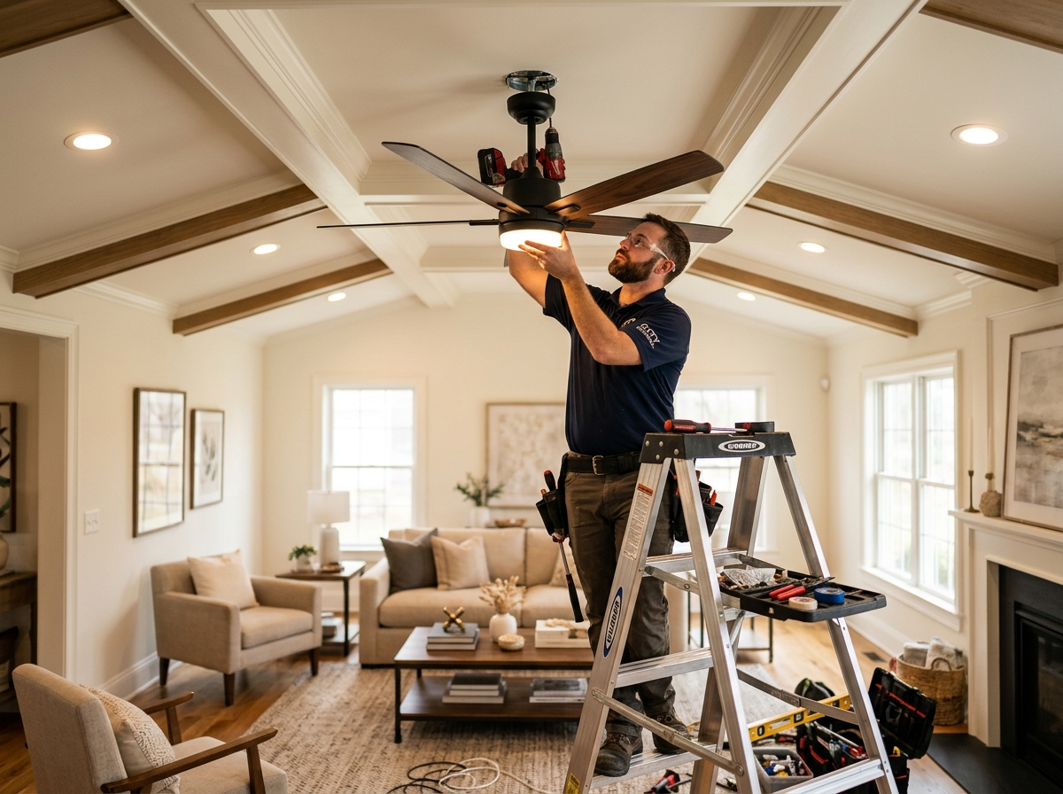 Ceiling Fan & Chandelier Installation